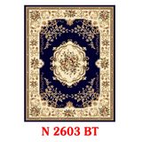  Thảm phòng khách màu xanh dương YL N 2603 BT 