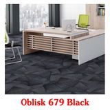  Thảm tấm Oblisk màu đen 679 Black 