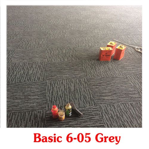  Thảm Sọc Basic 6-05 màu Xám 