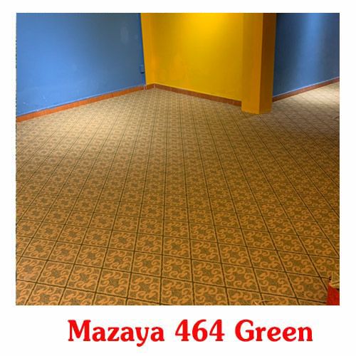 Thảm sàn giá rẻ màu xanh lá Mazaya 464