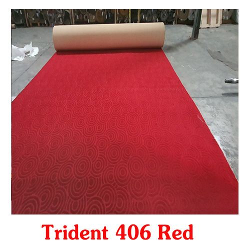 Thảm trải sàn màu đỏ Trident 406 