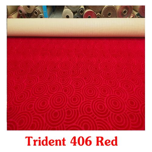  Thảm trải sàn màu đỏ Trident 406 