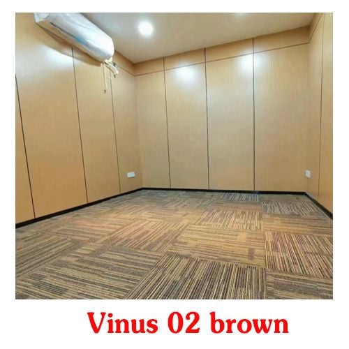  Thảm tấm lót văn phòng VINUS 02 màu nâu 