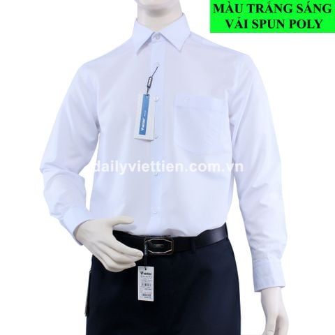 Áo sơ mi Trắng Viscose Việt Tiến 480k