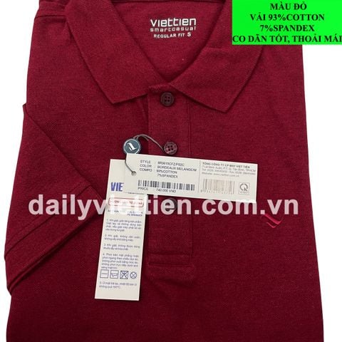 Áo thun Việt Tiến màu Đỏ số 1866