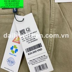 Quần Kaki Việt Tiến số 657