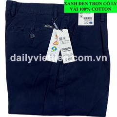 Quần Kaki Việt Tiến Xanh Đen số 631