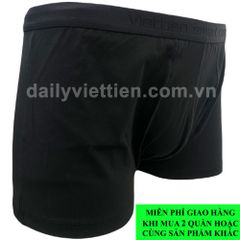 Quần lót Đùi Việt Tiến Boxer màu Đen Black số 590