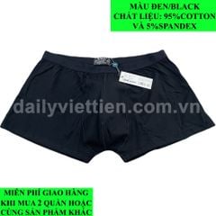 Quần lót Đùi Việt Tiến Boxer màu Đen Black số 590