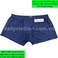 Quần lót Đùi Việt Tiến Boxer màu Xanh Dương Blue số 595