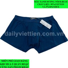 Quần lót Đùi Việt Tiến Boxer màu Xanh Dương Tối D.Blue số 592