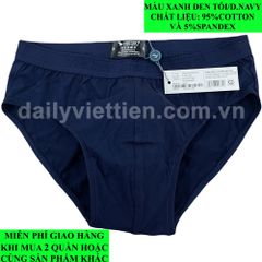 Quần lót Việt Tiến Tam Giác Brief màu Xanh Đen Tối D.Navy số 585