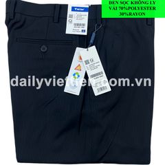 Quần tây Việt Tiến Đen Sọc Không Ly số 626