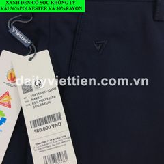 Quần tây Xanh Đen Việt Tiến có sọc không ly số 543