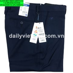 Quần tây Xanh đen Việt Tiến không ly số 525