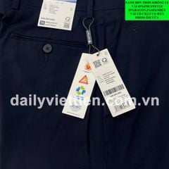 Quần tây Xanh Đen Việt Tiến số 766 không ly phom ôm Regular Fit