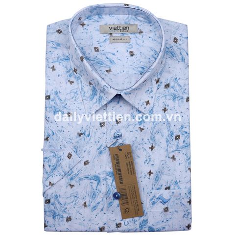 Sơ mi Việt Tiến vạt ngang số 678