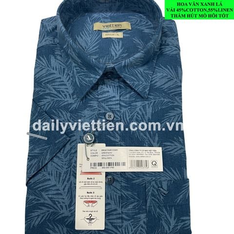 Sơ mi Việt Tiến lai ngang số 1830