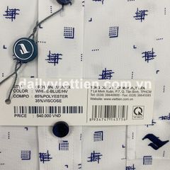 Sơ mi Việt Tiến vạt ngang số 1220
