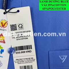 Sơ mi Việt Tiến Xanh Dương số 1393