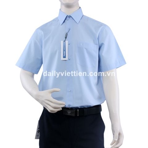 Sơ mi Xanh biển Việt Tiến 415K