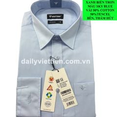 Sơ mi Xanh Biển Việt Tiến số 1813