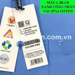 Sơ mi Xanh Công Nhân Việt Tiến số 1239