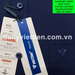 Sơ mi Xanh Đen Việt Tiến số 1840