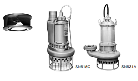 Bơm chìm bơm cát SHINMAYWA SN631A 22kW 380V cổng 150mm