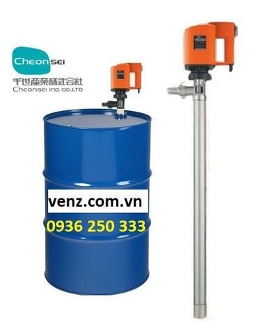 Bơm thùng phuy Cheonsei kiểu trục vít Model VDR31T10E4S