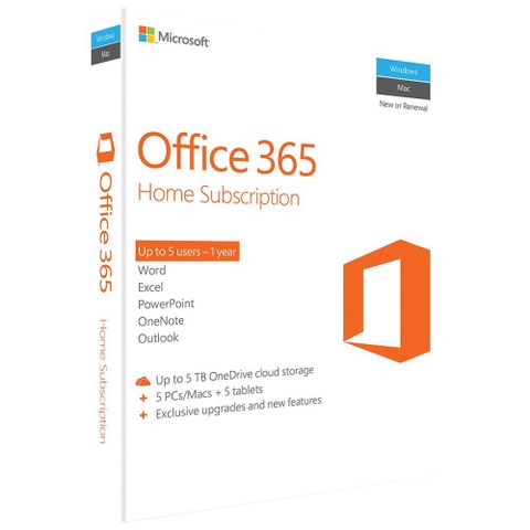 Phần mềm Office 365 Home English APAC EM Subscr 1YR Medialess P2 ( Mã Sản Phẩm: 6GQ-00757)