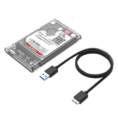Hộp Đựng Ổ Cứng Di Động HDD Box 2.5 ORICO 2139U3 USB 3.0 - 2.5 inch Nhựa Trong Suốt