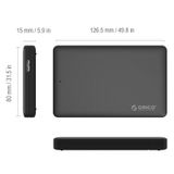  Box Ổ Cứng SSD & HDD 2.5" USB 3.0 ORICO 2577U3 - Hỗ trợ UASP: tăng tốc đồ truyền dữ liệu 20% - Hàng Chính Hãng 