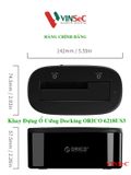  Khay Đựng ( Đế ) Ổ Cứng Docking ORICO USB3.0/3.5/2.5 - 6218US3 - Hàng Chính Hãng 