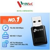  Bộ chuyển đổi USB WiFi TP-Link TL-WN823N Chuẩn N 300Mbps - Hàng Chính Hãng 
