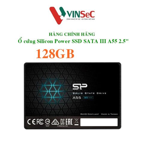 Ổ CỨNG SSD 128GB SILICON POWER A55 SATA 3 - 2.5 INCH - HÀNG CHÍNH HÃNG