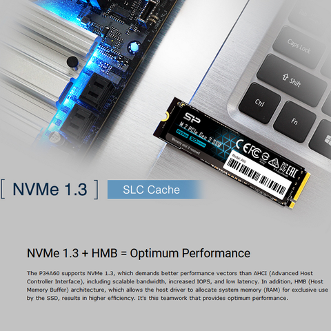 Ổ cứng Silicon Power M.2 2280 PCIe SSD A60 512GB - Hàng chính hãng