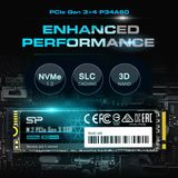  Ổ cứng Silicon Power M.2 2280 PCIe SSD A60 256GB - Hàng chính hãng 