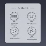  Hub Type C ra 4 cổng USB Orico AH-13-GY-BP - Hàng Chính Hãng 
