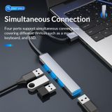  Hub USB ra 4 cổng USB 3.0 và 2.0 bằng nhôm Orico AH-A13-GY-BP - Hàng Chính Hãng 