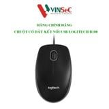  Chuột USB có dây Logitech B100 - Hàng Chính Hãng 