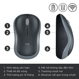  Chuột USB không dây Logitech B175 - Hàng Chính Hãng 