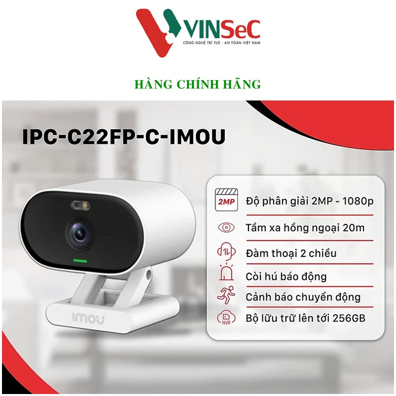 IMOU Caméra IP Wifi 2MP IPC-C22FP-C-imou