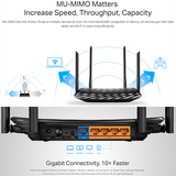  Bộ Phát Wifi TP-Link Archer C6 Gigabit MU-MIMO Chuẩn AC 1200Mbps - Hàng Chính Hãng 