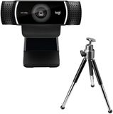  Webcam Logitech C922 Pro Full HD 1080p - 720p/60FPS micro kép to rõ, tự động lấy nét và chỉnh sáng HD, phù hợp PC/ Laptop/ Mac - Chuyên Nghiệp Dành Cho Game Thủ/ Streamer/ TikToker, Youtuber... 