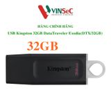  USB 3.2 - 32GB, 64GB, 128GB, 256GB - Gen 1 Kingston DataTraveler Exodia ( DTX ) thời trang với nắp bảo vệ và móc khóa màu sắc - Hàng Chính Hãng 