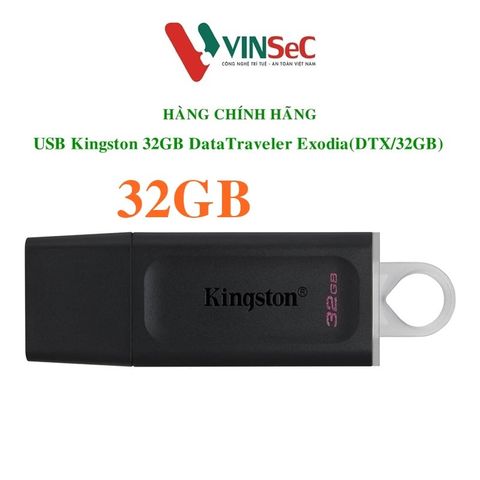  USB 3.2 - 32GB, 64GB, 128GB, 256GB - Gen 1 Kingston DataTraveler Exodia ( DTX ) thời trang với nắp bảo vệ và móc khóa màu sắc - Hàng Chính Hãng 