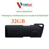  USB Kingston Flash Data Traveler Exodia M  ( DTXM ) Tốc độ đọc 100mbs, tốc độ ghi 15mbs - 32GB, 64GB, 128GB, 256GB - Hàng Chính Hãng 