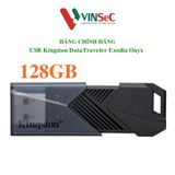  USB Kingston DataTraveler Exodia Onyx 128GB - Hàng Chính Hãng 