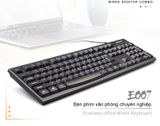  Bàn phím máy tính có dây Newmen E007 - Business Office E007 - Hàng Chính Hãng 